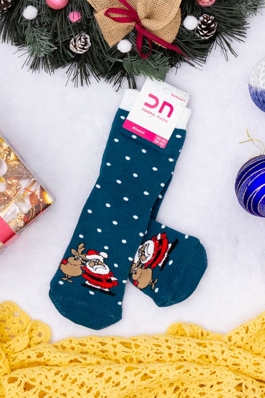 Шкарпетки жіночі "Новорічні" (зима) високі